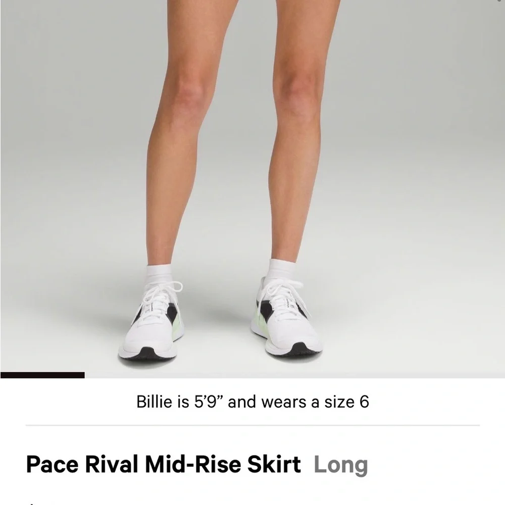 LULULEMON PACE RIVAL SKIRT SIZE 6 gently worn like new - Picture 6 of 7